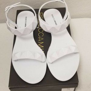 Rebecca Minkoff White Jana Jelly Open Toe Sandals